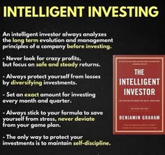 an advertisement for the intelligent investment firm