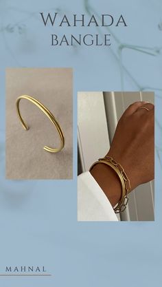 Wahada, means 'unity' in Arabic. To unify is to enjoin together- to bring into harmony and oneness.Simplicity meets elegance in this minimal bracelet. It features two parts conjoined as one, echoing it's Arabic meaning- 'unity'. 2.5” diameter, adjustable Solid brass Handcrafted artisan quality Learn about brass jewelry care tips here. Timeless Adjustable Cuff Jewelry, Timeless Adjustable Cuff Bracelet With Strap, Elegant Adjustable Cuff Bracelet With Jubilee Design, Modern Cuff Jewelry For Everyday, Modern Adjustable Double Band Jewelry, Timeless Adjustable Gold Cuff Bracelet, Timeless Adjustable Cuff Bracelet, Adjustable Modern Bangle Tarnish Resistant, Modern Adjustable Tarnish Resistant Bangle