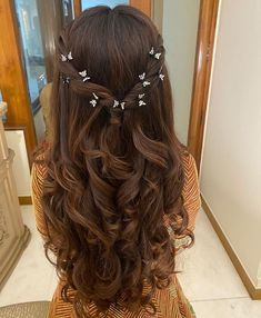 Curled Hairstyles For Medium Hair, Quince Hairstyles, Long Hair Wedding Styles, Prom Hairstyles For Long Hair, Hairdo For Long Hair, Hair Stylist Life, Easy Hairstyles For Long Hair, Bride Hairstyles