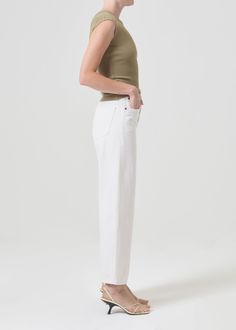 The Ren Jean is designed with a flattering high-rise waist, a relaxed fit through the hips, and finished with a wide leg silhouette. Pair back to a sleek tank or bodysuit. This fit is true to size. Looks Like: Eggshell warm white Feels Like: Midweight zero-stretch organic cotton with a subtle drape for all day ease Fred Segal, Fortune Cookie, High Rise Jeans, Winter Sale, White Wash, Online Purchase, Warm White, Stretch Denim, Leg Jeans