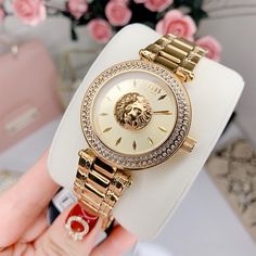 New Versace Versus Ladies Watch -36mm Case -Mineral Glasses -Comes With Box -Never Used! Versace Watch Women, Expensive Watches For Women, Classy Womens Watches, Versace Watches Women, Versus Versace Watch, Versace Watches, Royal Jewellery, Vogue Jewelry, Crown Pattern