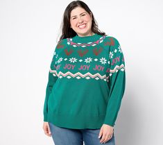 Infuse your holidays with even more joy -- Jane Treacy-style -- in this festive Fair Isle sweater. Crafted in a cotton-rich knit with a low-profile turtleneck and movement-friendly side slits, the jolly jumper is as comfy-cozy for family nights as it is cute for grabbing cocktails (or merry mocktails!). From Studio ParkTM x Jane Treacy. Family Night, Fair Isle Sweater, Comfy Cozy, Mocktails, Sweater Fashion, Fair Isle, Turtleneck Sweater, Low Profile, Sweaters & Cardigans