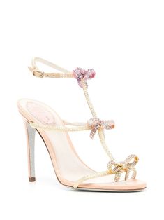 René Caovilla Caterina 100mm Leather Sandals - Farfetch Rena Caovilla Heels, Rene Caovilla Heels, Rene Caovilla Heels Vintage, Rene Caovilla Butterfly Heels, Rene Caovilla Chandelier Heels, Rene Caovilla Shoes, Rene Caovilla, Fancy Shoes, Iconic Bags