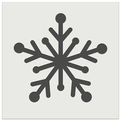 a snowflake icon on a white background