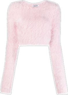 Chic Pink Crop Top For Winter, Pink Cropped Sweater With Ribbed Cuffs For Spring, Pink Cropped Sweater With Ribbed Cuffs For Winter, Fitted Cropped Sweater With Ribbed Cuffs And Crew Neck, Pink Cropped Sweater For Spring, Pink Crew Neck Crop Top For Fall, Pink Long Sleeve Crop Top For Winter, Pink Crew Neck Cropped Sweater For Spring, Pink Fitted Cropped Sweater For Winter