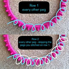 the instructions for how to make an origami necklace with string and plastic beads