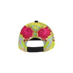 These Great All Over Print Summer Snapback Baseball Caps feature a Painted Red Rose on Yellow and Blue Abstract Original Design and will keep the Sun off your face playing tennis or on a trip to the beach or the park! The adjustable strap makes this baseball style hat a perfect fit for Women and Girls with ponytails! Get yourself one of these unique hats and then get a few to give as gifts for your family and friends! This Original Digital Oil Painting by My Rubio Garden features an abstract Red Adjustable Multicolor Baseball Cap For Outdoor, Summer Breathable Adjustable Baseball Cap, Breathable Adjustable Baseball Cap For Beach, Breathable Adjustable Baseball Cap For Summer, Adjustable Breathable Baseball Cap For Beach, Summer Hats With Adjustable Curved Visor, Summer Hat With Adjustable Curved Visor, Adjustable Summer Hat With Curved Visor, Summer Snapback Baseball Cap For Sports Events