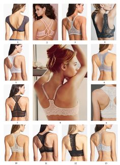 Types Of Bras, Backless Shirt, Bra Sewing, Top Lingerie, Sewing Lingerie, Designer Top, Design Moda, Types Of Women