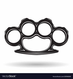 Knuckle Duster Tattoo Design, Brass Knuckle Design, Knuckle Duster Tattoo, Historical Tattoos