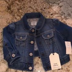 Baby Gap Jean Jacket 0-6 Months Brand New Never Worn, Tags Still On Spring Playtime Outerwear With Pockets, Cute Fitted Outerwear With Pockets, Cute Blue Fitted Outerwear, Blue Fitted Cute Outerwear, Fitted Cotton Outerwear For Playtime, Fall Denim Jacket For Playtime With Long Sleeves, Blue Denim Jacket For Playtime In Fall, Blue Denim Jacket For Fall Playtime, Long Sleeve Denim Jacket For Fall Playtime