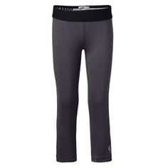 FeaturesDriGirlCapriPant8oz.SoffeDri92%Polyester/8%SpandexJerseyMoisturewickingLowrise,compressionfitSoffeDribrandedelasticwaistbandFlatlockseamstoreducechafing16.5"inseamSpecificationsColor:GreyHeather&BlackGender:GirlFabric:92/8Polyester/SpandexMaterial:SpandexBlend:Blend Girls Capri Pants, Knee Length Leggings, Bottom Workout, Lace Leggings, Pocket Leggings, Womens Activewear, Heather Black, Sports Leggings, Wholesale Clothing