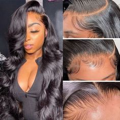 PRICES MAY VARY. ❤️13x6 Lace Front Wigs Human Hair【Hair Material】 : 100% Unprocessed Brazilian Virgin Hair, Lace Front Wigs Human Hair, Full & Bouncy, Soft & Natural. Can Be Dyed, Bleached, Straightened, Restyled. No Smell, Tangle & Shedding Free. ❤️13x6 Body Wave Lace Front Wig【Hair Quality】: HD Lace Front Wigs Human Hair 180 Density, No Split Ends. Hand-Crafted Technology, Simulated Scalp.10a Grade Body Wave Frontal Wigs Human Hair can make ponytail and bun . ❤️13x6 Body Wave Wig【Cap & Lace Si Frontal Wig Body Wave, Brazilian Straight Human Hair, Lace Front Wigs Human Hair, Women's Wigs, Front Hair Styles, Wigs Human Hair, Straight Lace Front Wigs, Body Wave Wig, Body Wave Hair