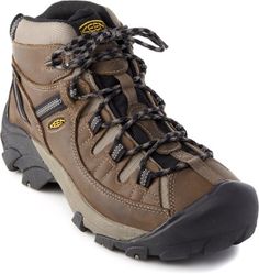 Rack up the miles  trek through puddles and keep your feet dry in the KEEN Targhee II Mid waterproof hiking boots. The rugged outsoles bite into the trail and the mid-cut height supports your ankles. Keen Boots, Best Hiking Boots, Best Hiking Shoes, Waterproof Hiking Shoes, Hiking Boots Women, Waterproof Hiking Boots, Outdoor Boots, Stylish Boots, Cool Boots