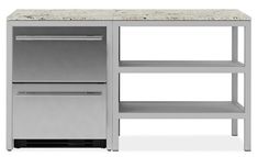 an oven and dishwasher sitting next to each other in front of a white background