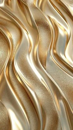 an abstract gold background with wavy lines