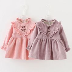 Toddler Infant Kids Baby Girls Winter Autumn Dress Princess Party Dresses Baby Boy Coat, Baby Girls Dresses, Kids Dress Wear, Korean Fashion Casual, Newborn Dresses, Girl Coat