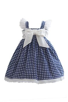 Blue Gingham Dress Blue Gingham Dress, Kemeja Lelaki, Baby Dress Patterns, Blue Gingham, Gingham Dress, Little Dresses