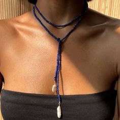 Lariat Necklace Diy, Pearl Lariat Necklace, Pearl Lariat, Go Swimming, Wrist Jewelry, Wrap Necklaces, Beads Bracelet Design, Long Beaded Necklace, Handmade Fashion Jewelry