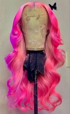 Pink Wigs, Glam Life, Dyed Hair Inspiration, Protective Hairstyles Braids, Hot Hair Styles