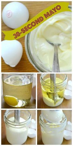 how to make mayonnaise in a mason jar with eggs and lemon zest