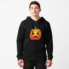 Halloween Pumpkin Face by ornamio | Redbubble Scary Faces, Make Halloween, Pumpkin Face, Astronauts In Space, Cool Gift Ideas, Pumpkin Faces, Halloween Theme