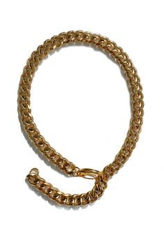 Our Cuban Gold Chain Link can be worn in so many ways. It is adjustable any length up to 24.5.  With its lobster claw clasp, you can wear it as a choker, full length, or double up as a bracelet. If you buy one piece of jewelry this season - this is the one.   A timeless, statement piece with a deep gold shine. Perfect for almost any occasion or your everyday finishing touch to your outfits. Adjustable Gold Chain Link Necklace, Formal Adjustable Choker, Adjustable Link Gold Chain Necklace, Adjustable Chunky Chain Choker Necklace, Adjustable Chunky Link Chain Necklace, Adjustable Chunky Chain Link Necklace, Adjustable Curb Chain Necklace, Gold-tone Adjustable Chain Choker Necklace, Adjustable Gold-tone Snake Chain Necklace