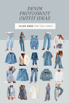 denim photoshopped outfits for the links