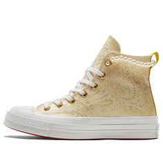 Converse Unisex Chuck Taylor All Star 1970s Sneakers Gold 173201C (SNKR/Light/Casual/Unisex/High Top) 1970s Sneakers, Gold Converse, Shoes High Tops, Gold Shoes, Prom Shoes, Converse Chuck Taylor All Star, Chuck Taylor All Star, Converse Chuck, Stylish Sneakers