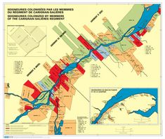 a map showing the locations of different water sources and their respective rivers, along with other areas