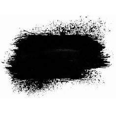 black ink splattered over white background