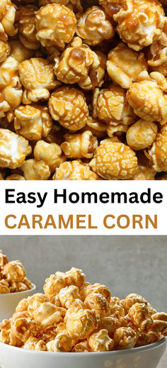 Enjoy Easy Homemade Caramel Corn, a buttery, caramel-coated popcorn that tastes just like it should—delicious! The best part? This Caramel Popcorn recipe doesn’t require any corn syrup, making it a treat your family will crave again and again. Save this delightful and simple dessert for later, and be sure to follow us for more fantastic popcorn recipes! #Popcorn #CaramelCorn #CaramelPopcorn #SweetPopcorn #PopcornRecipes Carmel Corn Recipe Homemade, How To Make Caramel Popcorn, Carmel Corn Recipe, Easy Caramel Corn Recipe, Caramel Popcorn Recipe Easy, Easy Caramel Popcorn, Coated Popcorn, Kettle Corn Recipe, Carmel Popcorn