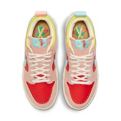 Nike Womens WMNS Dunk Low Disrupt CNY Chinese New Year DD8478-641 Low Disrupt, Wmns Dunk Low, Nike Dunk Low Disrupt, Cutest Shoes, Shoe Room, Nike Shoes Girls, Jordan Shoes Retro, Roller Rabbit, Cute Nike Shoes