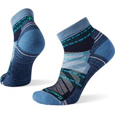 Smartwool Hike Light Cushion Margarita Ankle Socks Women's Woman Hiking, Smartwool Socks, Womens Hiking, Prevent Blisters, Hiking Socks, Trail Shoes, Hiking Women, Ankle Socks, Socks Women