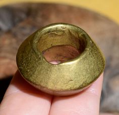 Antique Ethiopian Heavy Ethnic Brass Ring Focal Bead Ethiopia Africa Ring Size 4 | eBay Bohemian Gold Rings With Round Beads, Ethiopian Jewelry, Brass Ring, Focal Bead, Ethiopia, Ring Size, Size 4, Brass, Beads