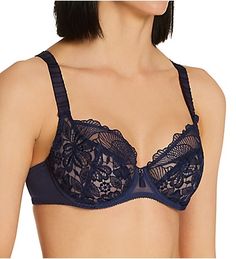 Empreinte Agathe Underwire Low-Necked Bra 08204 - Empreinte Bras Fitted Nylon Bra With Removable Cups, Elegant Full Coverage Nylon Bra, Wedding Bra With Removable Cups, Elegant Nylon Bra With Padded Cups, Elegant Nylon Push-up Bra, Outfits Minimalist, Capsule Wardrobe Outfits, Low Neckline, Capsule Outfits