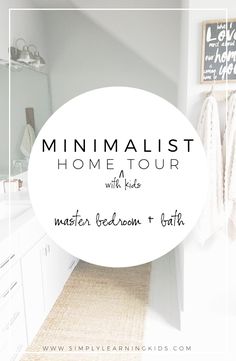 Minimalist With Kids, Minimalist Home Tour, Minimalist Kids, White Countertops, Minimalist Interior Design