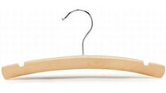 a wooden hanger on a white background