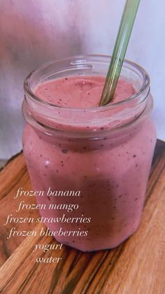 Drinks Smoothies, Best Smoothie, Smoothie Recipes Healthy Breakfast, Healthy Juice Recipes, Healthy Food Dishes