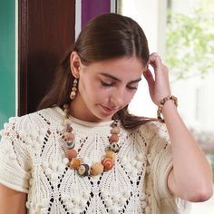 Your favorite bracelet has been reimagined in warm neutral tones! Inspired by a windswept desert landscape, the Kantha Desertscape Collection features best-selling styles in tans, browns and burnt sienna hues. This bracelet has subtly alternating-sized beads and looks great worn singly or layered. It's thoughtfully crafted from repurposed Kantha & Sari textiles that have been hand-sorted, so each piece is slightly different. Sustainably handcrafted by women artisans in India. Kantha Sari, Burnt Sienna, Earring Box, Desert Landscape, Cotton Scarf, Grad Gifts, Fashion Hair Accessories, Flower Bracelet, Women Artisans