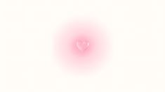 a heart shaped object is shown in the middle of a white background with pink hues