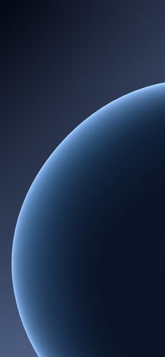 an abstract image of a blue object in the dark night sky with no light on it