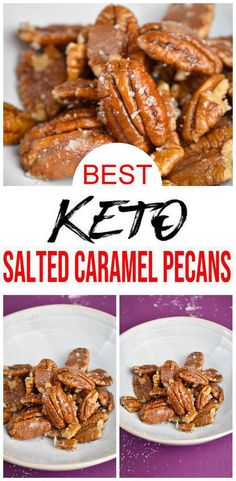 the best keto salted caramel pecans