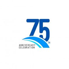 the 75th anniversary celebration logo