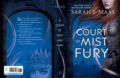 a book cover for court of mist and fury