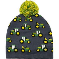 PRICES MAY VARY. Toddler baby boy winter hat warm knit collection featuring the iconic John Deere green and yellow tractors. Designed in the USA and imported to the highest standards of the John Deere brand. Soft plush sherpa fabric lines the inside for ultimate warmth and comfort Shopping for baby winter clothes? John Deere Winter hats featuring signature tractor baby winter hats for boys in the trademark John Deere Green color. Green and yellow tractors on a navy background Great gift giving i Baby Boy Winter Hats, Boys Winter Hats, Baby Winter Hats, Winter Baby Clothes, Baby Boy Hats, Stocking Cap, Kids Beanies, Baby Cap, Tractor Supply