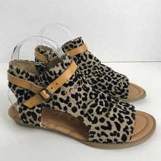 New Without Tags Never Worn See Pics For Details Bohemian,Casual,Summer,Mobwife Comes From A Pet And Smoke Free Home Msg Me With Any Additional Questions Casual Leopard Print Sandals For Spring, Leopard Print Sandals For Beach In Spring, Trendy Adjustable Brown Wedge Sandals, Brown Adjustable Wedge Sandals, Casual Style, Brown Adjustable Casual Wedge Sandals, Brown Casual Adjustable Wedge Sandals, Casual Brown Adjustable Wedge Sandals, Casual Brown Wedge Sandals For Day Out, Blowfish Shoes