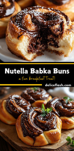 Indulge in the heavenly blend of Eastern European tradition and Italian flair with these Nutella Babka Buns. Soft, sweet, and swirled with rich Nutella, these buns are perfect for any occasion!