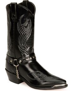 Sage Boots by Abilene Mens 12 Harness Boots, Black Western Snip Toe Boots For Biker Events, Cowboy Boots Men, Cowboys Boots, Motorcycle Riding Boots, Custom Cowboy Boots, Fishing Boots, Rock Boots, Cowboy Shoes, Men Footwear