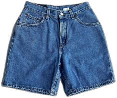 Y2k Style Medium Wash Shorts For Streetwear, 90s Straight Leg Jean Shorts For Streetwear, 90s Denim Blue Jean Shorts For Streetwear, 90s Style Medium Wash Jean Shorts For Streetwear, 90s Style Denim Blue Jean Shorts, 90s Denim Blue Jean Shorts, Jeans Summer, Summer Jeans, Blue Jeans