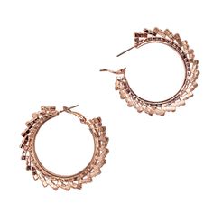 A unique take on crystal hoops with this ornate wreath design will give your outfit that polished look. Glittering crystals catch the light beautifully, adding major sparkle, making these earrings spectacular! Lever back post back hoops with a snap hinge closure measure 2 inches dangle length. Hypoallergenic surgical steel earring posts are great for sensitive ears . Stunning rose gold tone setting with small, round clear glass crystals in a open hoop earrings have a detailed wreath pattern with Multi Strand Pearl Necklace, Easter Jewelry, Western Necklaces, Resin Jewelry Diy, Casual Earrings, Western Earrings, Surgical Steel Earrings, Open Hoop Earrings, Silver Jewelry Necklace